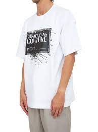 T-SHIRT VERSACE JEANS COUTURE BIANCO